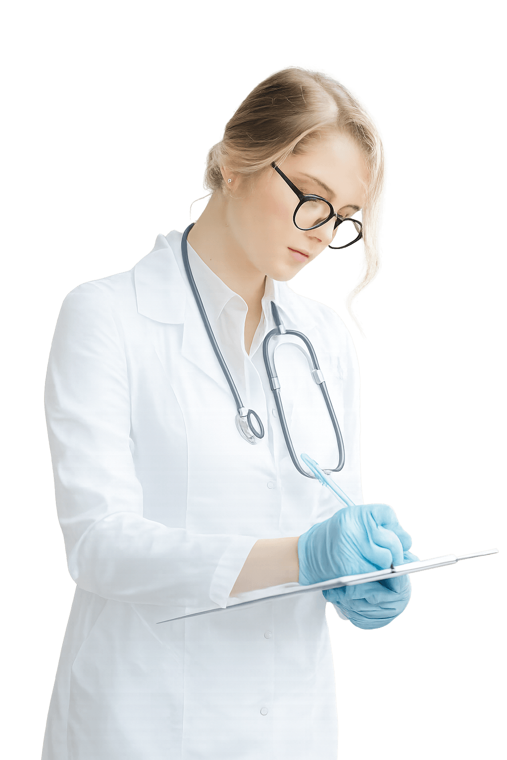 A clinician reviewing an appointment plan with a patient